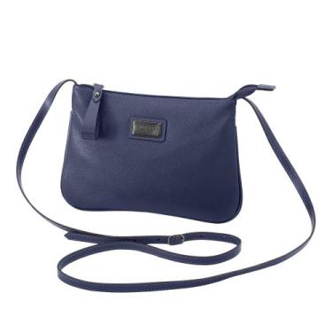 Imagem de Bolsa Transversal Feminina De Couro Legítimo Mariart 199