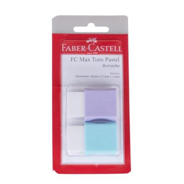 Imagem de Borracha Max Tons Pastel Com 2  Faber Castell