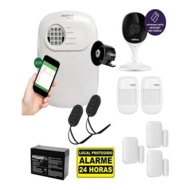 Imagem de Kit Alarme Anm 24 C/ Câmera Wi-fi Imx Micro 32gb Intelbras