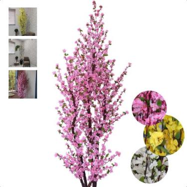 Imagem de Cerejeira Artificial Sakura Grande Sem Vaso Decoração - Flor de Mentir