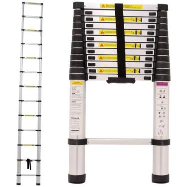 Imagem de Escada Telescópica De Alumínio 5 M - Reta - Sa, Songle, Nakazaki ou Si