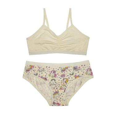 Imagem de Conjunto Top Infantil Miss DelRio 49882 Unicórnio, Pérola, G