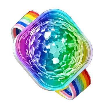 Imagem de Pulseira Iluminada - Luz de Bola de Discoteca,Pulseiras de Lâmpada LED com Ventosa Portáteis e Vestíveis para Decoração de Automóvel Uso em Festas Clubes de Dança e Eventos de Discoteca