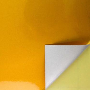 Imagem de Vinil Adesivo Refletivo Triângulo 20x60cm - ARTOOLS, Amarelo