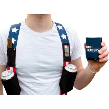 Imagem de Muff Wader Suspensórios masculinos - gastos para homens - Ideal para portas traseiras, festas e eventos casuais - Suspensórios de cinto de ferramentas - Tirantes para Hombre - Acessórios masculinos -