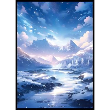 Imagem de MTG Card Sleeves - Tundra - Fantasy Dual Lands Series - Ultra Clear Front & Matte Finish Back, 100 Count Standard Size TCG Sleeves, Matte Art Sleeve for Magic The Gathering