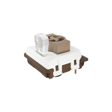 Imagem de GATERON KS-33 Interruptores de teclado chocolate de baixo perfil, tátil 55gf 3 pinos RGB LED pré-lubrificado de fábrica para teclado mecânico MX (110)