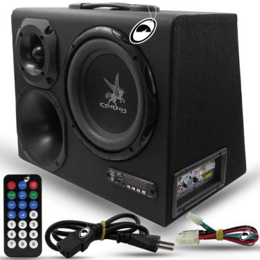 Imagem de Caixa Trio Amplificada CX HC500 8" Polegadas 110/220W e 12V Bluetooth 