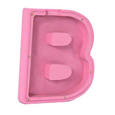 Imagem de Bothyi Caixa de dinheiro com letras de madeira, alfabeto, moedas, jarra, multiuso, decoração, presentes divertidos, caixa de dinheiro para crianças, meninos, Letter B