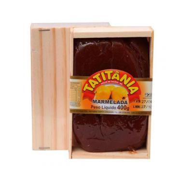 Imagem de Doce de Marmelada em caixa de madeira 400g Tatitania - Tatitânia
