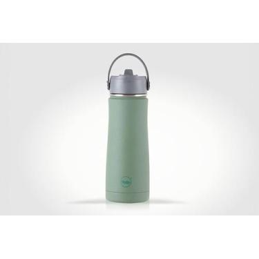 Imagem de Garrafa Térmica Duky Quick Flip 590 Ml Green - Mokha
