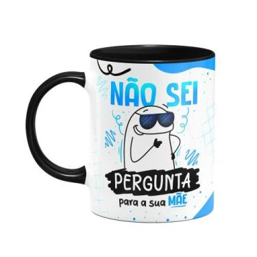 Imagem de Caneca Flork Pais - Pergunta pra sua mãe - B-black - JPS INFO