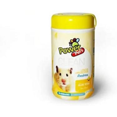 Imagem de Lenço Umedecido Aloe Vera Power Pets - Roedores - Higienização Prática
