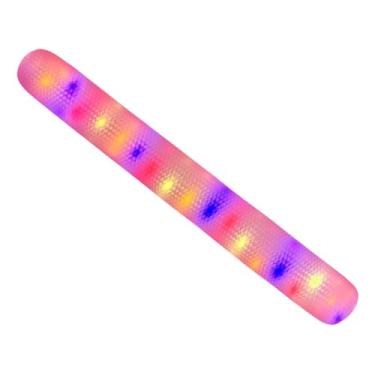 Imagem de oshhni Macarrão inflável para piscina, vara inflável para piscina, decoração de PVC para adultos, macio para festa no mar, férias de verão na praia, Rosa