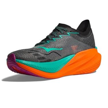 Imagem de HOKA Tênis feminino Mach X 2, Preto/Electric Aqua, 40