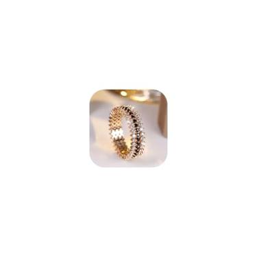 Imagem de Anéis Boho Gold Statement Cubic Zirconia Fashion Rings Acessórios para Festa Aniversário Presentes de Aniversário para Mulheres, Sem pedra preciosa