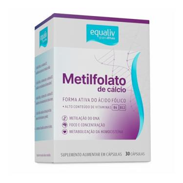Imagem de EQUALIV Metilfolato de Cálcio - Suplemento Alimentar - Vegano, Zero Açúcar, Glúten e Lactose