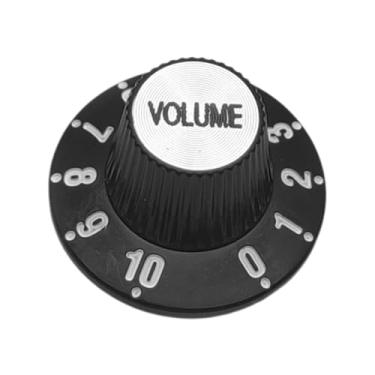 Imagem de JWQFBC Botão de Controle de Guitarra Elétrica, Peça de Instrumento Musical, Botão de Cartola, Acessório para Baixo, Volume