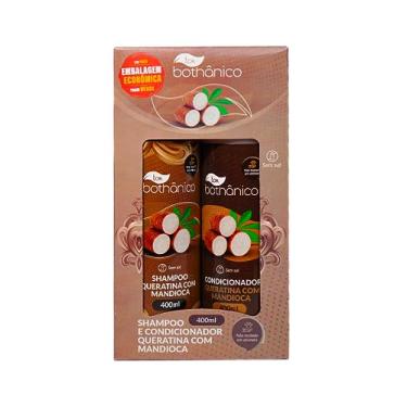 Imagem de Tok Bothanico - Kit Tok Bothanico Sh+Cond 400Ml Queratina/Mandioca