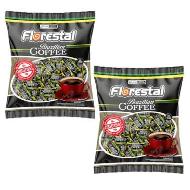 Imagem de 2 Pacotes Bala De Café Brazilian Coffee 500g Cada Florestal