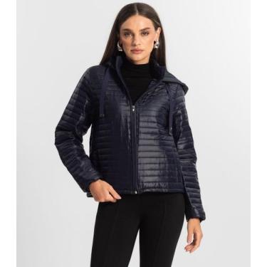 Imagem de Jaqueta Feminina Com Capuz Endless Azul, P, Azul