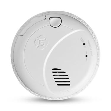 Imagem de First Alert Alarme combinado de fumaça e monóxido de carbono, detector de fio rígido de interconexão com reserva de bateria e alertas de voz e localização, SMCO100V-AC, pacote com 1