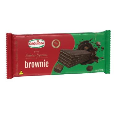 Imagem de Biscoito Wafer Brownie Orquídea 100g