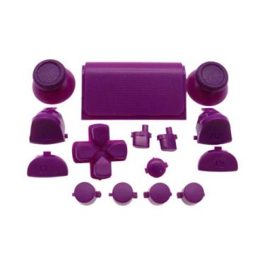 Imagem de Conjunto Completo De 18 Cores De Botões D-Pad Para Joysticks Para Cont