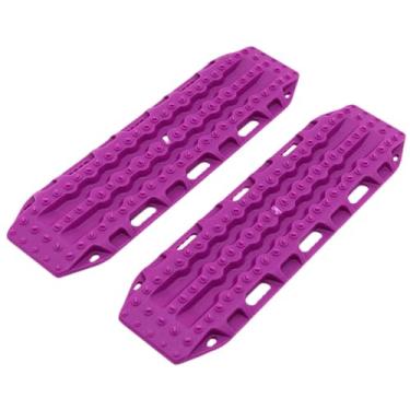 Imagem de Colaxi 2 peças RC escada de areia rampa placa para carro Rc veículo simulação kit diy acessórios modificados placa antiderrapante para 1/8 1/14 1/12, Roxo