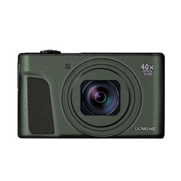 Imagem de SX740HS Película de vinil antirriscos para câmera Canon PowerShot SX740 HS 40x adesivo de acessórios de fotografia de desenho animado (couro verde)