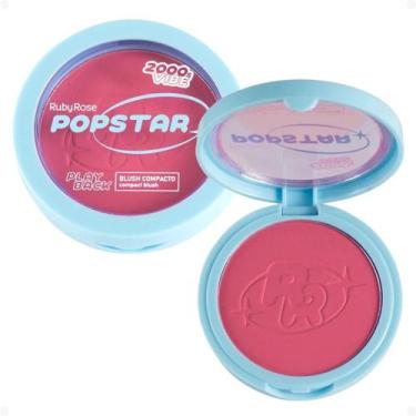Imagem de Blush Compacto Ruby Rose Popstar Play Back Girlfriend HB-M08-4