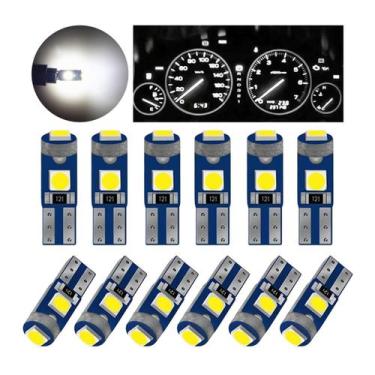 Imagem de Substituição de lâmpadas LED GLSOWEE T5 12V para luz de painel de carr