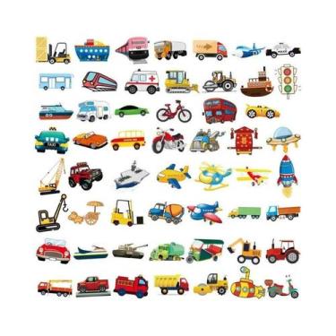 Imagem de Adesivos De Graffiti De Caminhão De Bombeiros Para Crianças, 50 Unidad