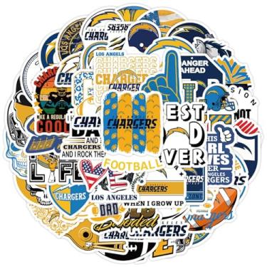 Imagem de Jemattely Adesivos de equipe de rúgbi - Adesivos impermeáveis de vinil de rúgbi de futebol para fãs de times - 71 peças para garrafas de água, bagagem, laptop, snowboard, decoração de telefone para