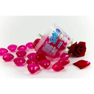 Imagem de Gelinho CORAÇÃO VERMELHO/VINHO - Pote com 20 unid - Gelo Reutilizavel 