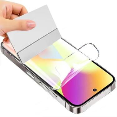 Imagem de TMahhbid 2 películas protetoras de hidrogel para Google Pixel 10/10 Pro/9/9 Pro, película protetora de hidrogel TPU macio [Clear HD] (não vidro temperado)