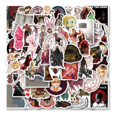 Imagem de 60pcs Action Adventure Game Sticker, Cute Cartoon Vinyl Waterproof Stickers for Water Bottle,Skateboard,Laptop,Phone,Journaling,Scrapbooking Decals for Kids Teens Adults for Party Supply Decor