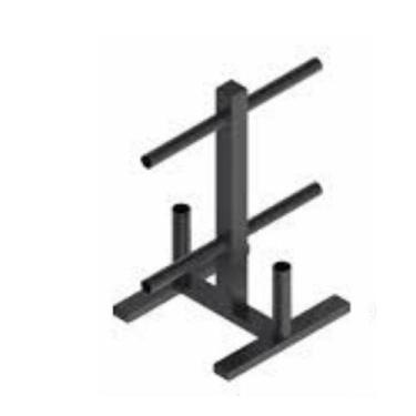 Imagem de Anilheiro Duplo E Suporte P/barras e anilhas  - Art Forte 