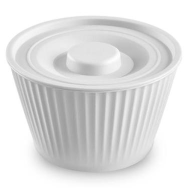 Imagem de Tigela Plástico Com Tampa 1000ml Redonda Bowl Pote Redondo - Usual Uti