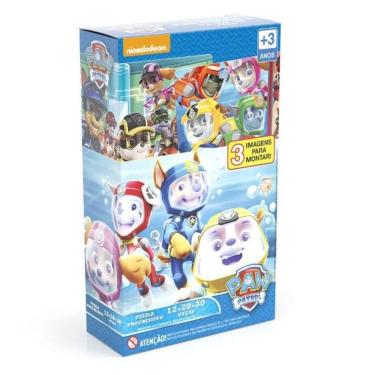 Imagem de Puzzle Progressivo 12, 20, 30 Peças - Grow - Patrulha Canina