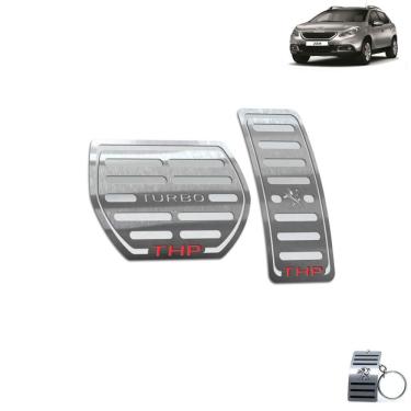 Imagem de Pedaleira Automático Peugeot 2008 Turbo Thp 2016 2019 Prata