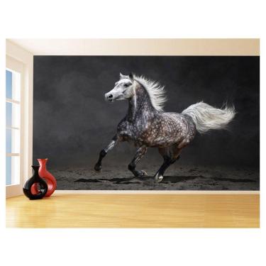 Imagem de Papel De Parede Animais Cavalo Correndo Campo 3,5M Anm351