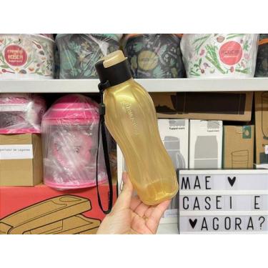 Imagem de Garrafa Eco Tupper Plus 500 ml Dourado e Preto - Tupperware