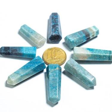 Imagem de Mini Pontinha Trolita Azul Natural - Pedra Natural de 30 a 45mm - Atac