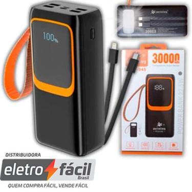 Imagem de Carregador Portátil Power Bank 30.000 Turbo 22.5W Digital Peining