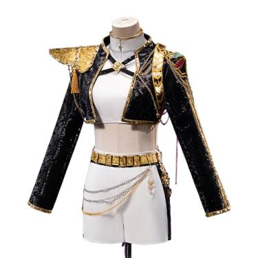 Imagem de KIRA KIRA Conjunto completo de fantasia feminina de Halloween, M