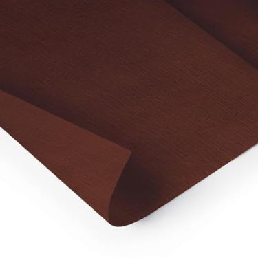 Imagem de Kit de Papel Crepom, Ridet, 48 cm x 2 m, Marrom, Pacote com 10