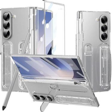 Imagem de Alça de mão para capa Samsung Galaxy Z Fold 7 e suporte para caneta S 