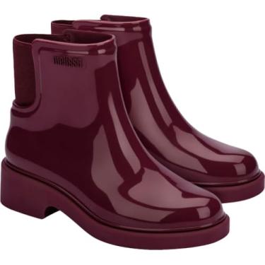 Imagem de Melissa - Bota Chelsea feminina, Vermelho, 38