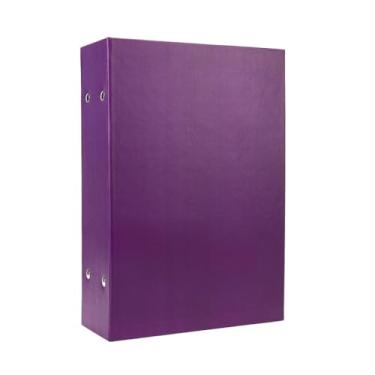 Imagem de Album De Fotos Para 500 Fotos 10x15 Verde Marrom Azul Preto (ROXO-MÁGICO)